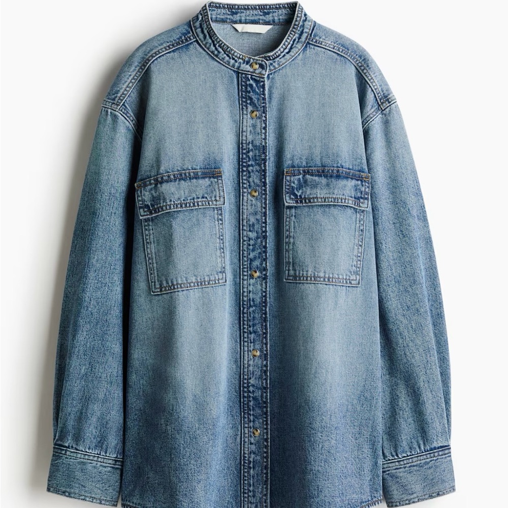 H&M Blue Denim Shirt